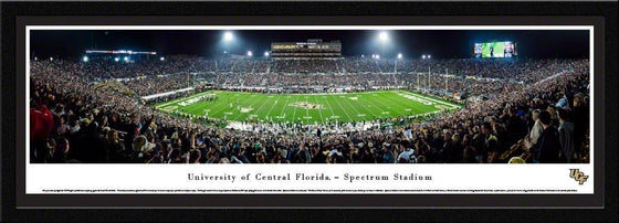 Central Florida Knights Football - 50 Yard Line - Select Frame - 757 Sports Collectibles