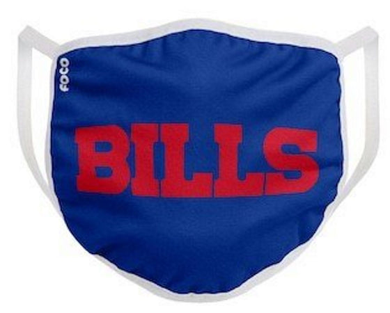 Buffalo Bills Script Logo Adult Face Mask - Face Covering