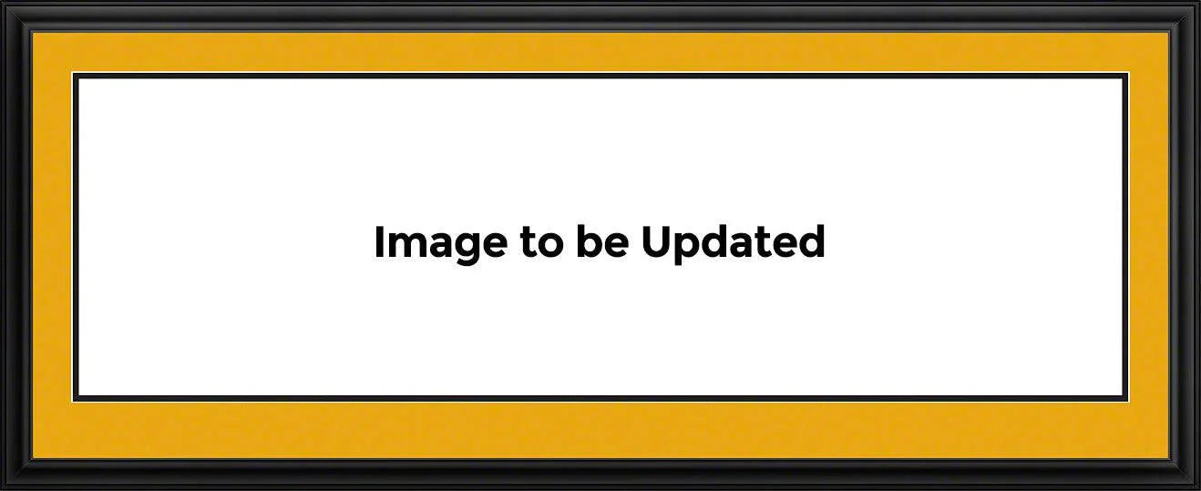 Iowa Football - End Zone - Stripe - Deluxe Frame - 757 Sports Collectibles