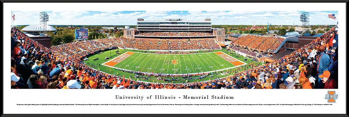 Illinois Football - Standard Frame - 757 Sports Collectibles