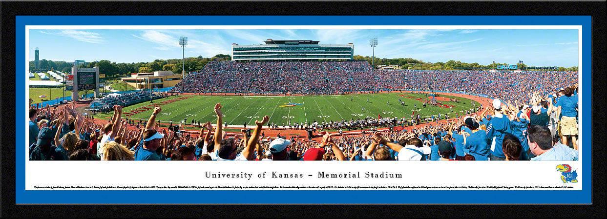 Kansas Football (50 Yd) - Select Frame - 757 Sports Collectibles