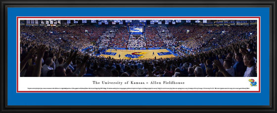 Kansas Basketball - Battle Of The Blue - Deluxe Frame - 757 Sports Collectibles