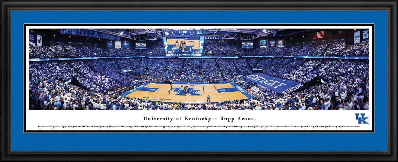 Kentucky Wildcats Basketball - Deluxe Frame - 757 Sports Collectibles
