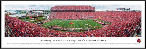 Louisville Cardinals Football - 50 Yard Line - Standard Frame - 757 Sports Collectibles