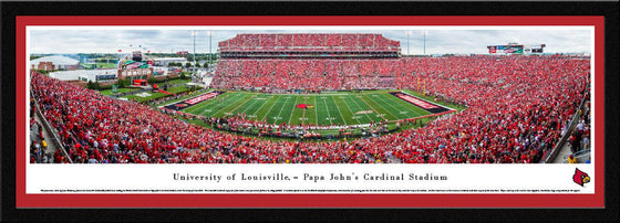 Louisville Cardinals Football - 50 Yard Line - Select Frame - 757 Sports Collectibles