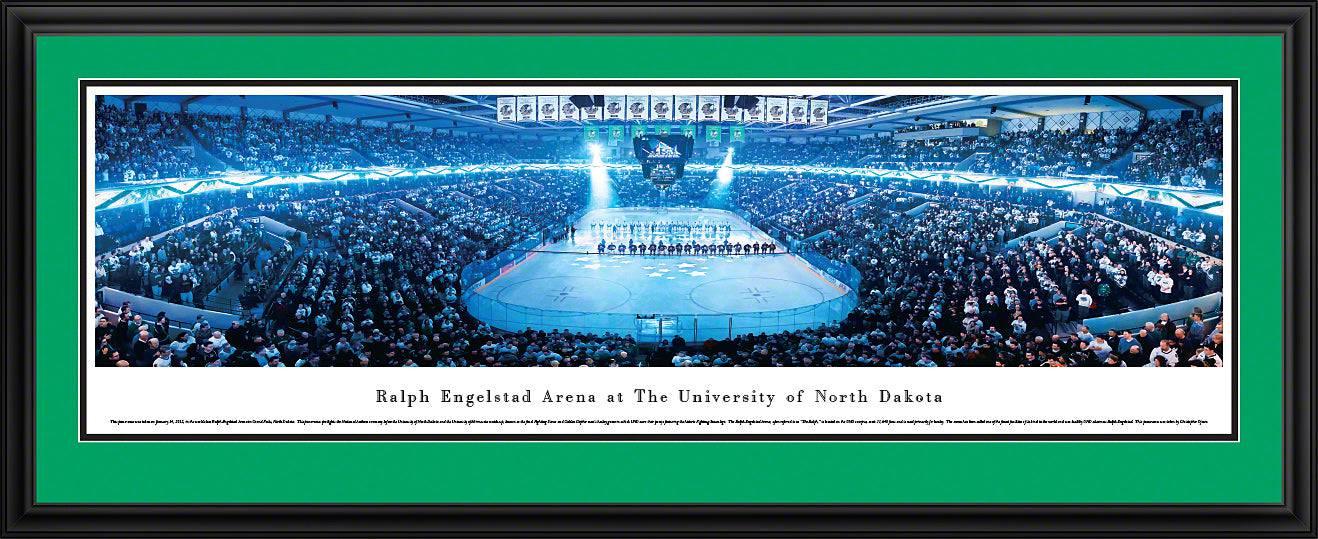 North Dakota Hockey - Anthem- Deluxe Frame - 757 Sports Collectibles