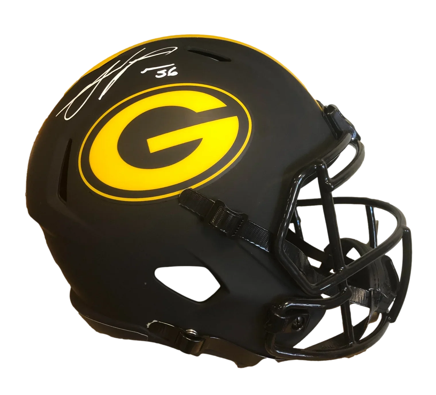 Green Bay Packers Julius Peppers Signed Auto Eclipse Full Size Replica Helmet - Schwartz Sports Hologram - 757 Sports Collectibles