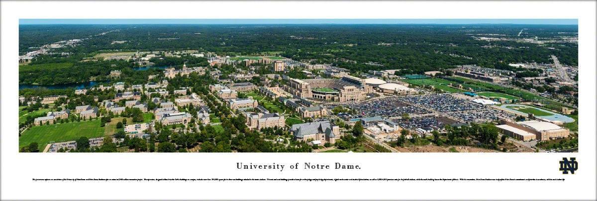 Notre Dame - Campus Aerial - Unframed - 757 Sports Collectibles