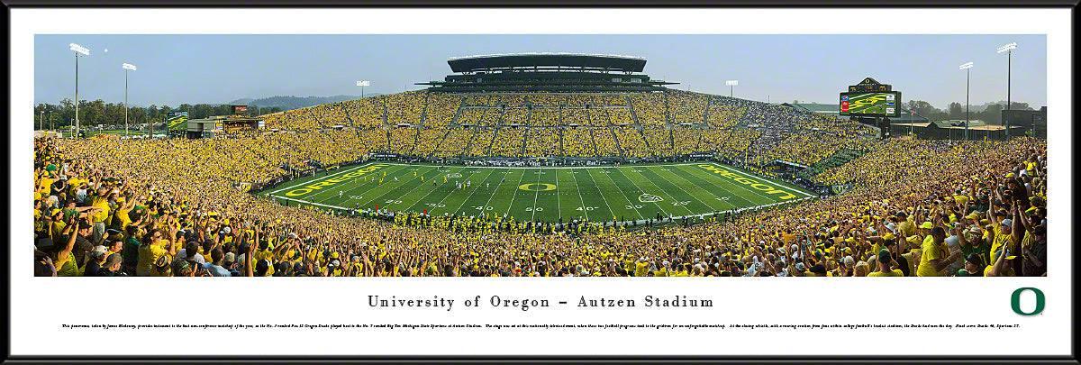 Oregon Football - 50 Yard Day - Standard Frame - 757 Sports Collectibles
