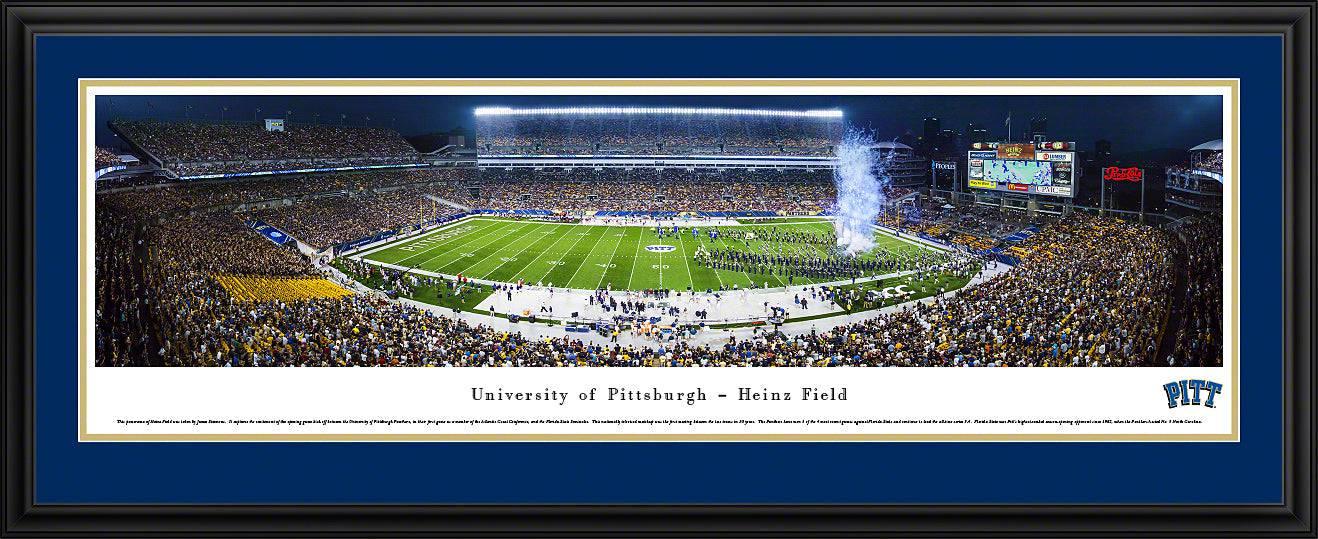 Pittsburgh Football - Night - Deluxe Frame - 757 Sports Collectibles