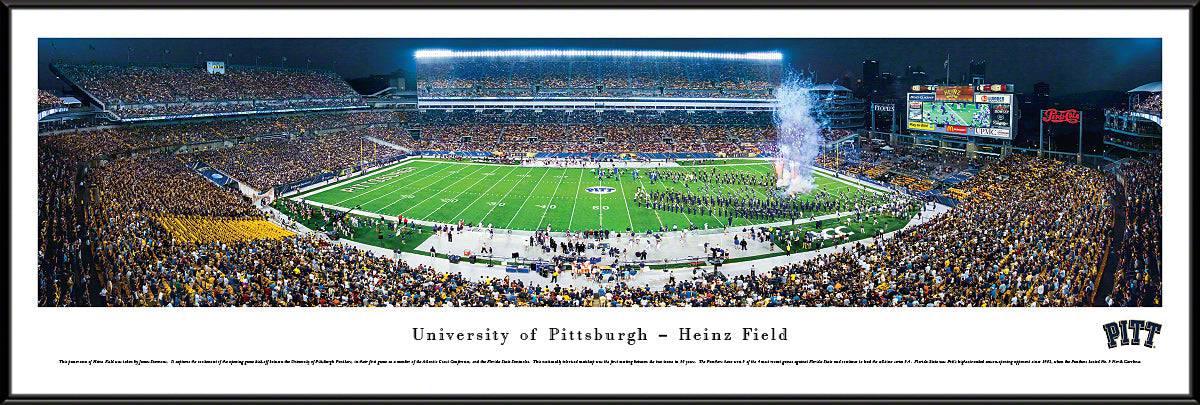 Pittsburgh Football - Night - Standard Frame - 757 Sports Collectibles