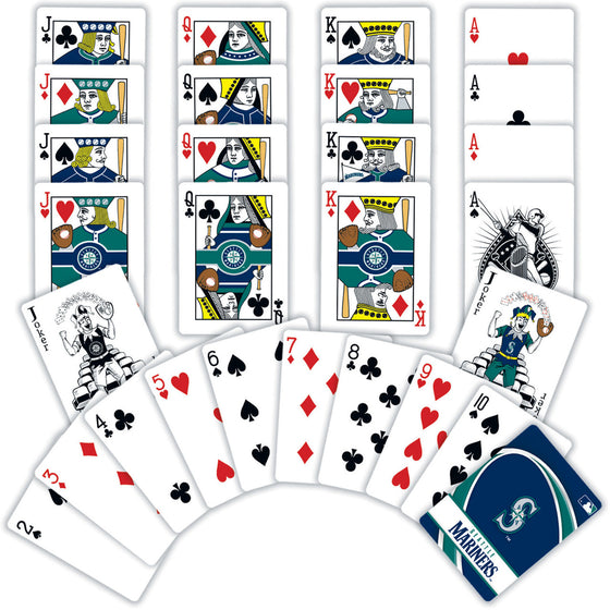 Seattle Mariners MLB Playing Cards - 54 Card Deck