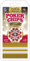 San Francisco 49ers 20 Piece NFL Poker Chips - Gold Edition