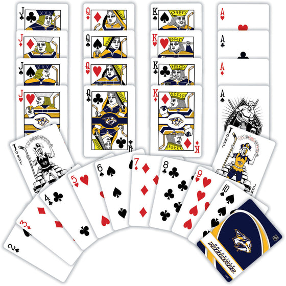 MasterPieces Family Games - NHL Nashville Predators Playing Cards