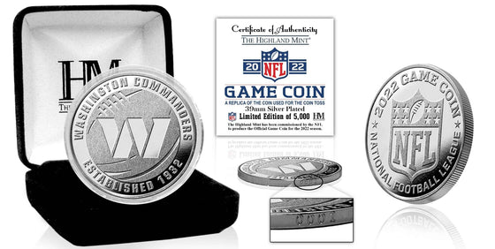 Washington Commanders Silver Mint Coin - 757 Sports Collectibles