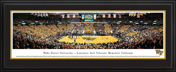 Wake Forest University - Basketball - Deluxe Frame - 757 Sports Collectibles