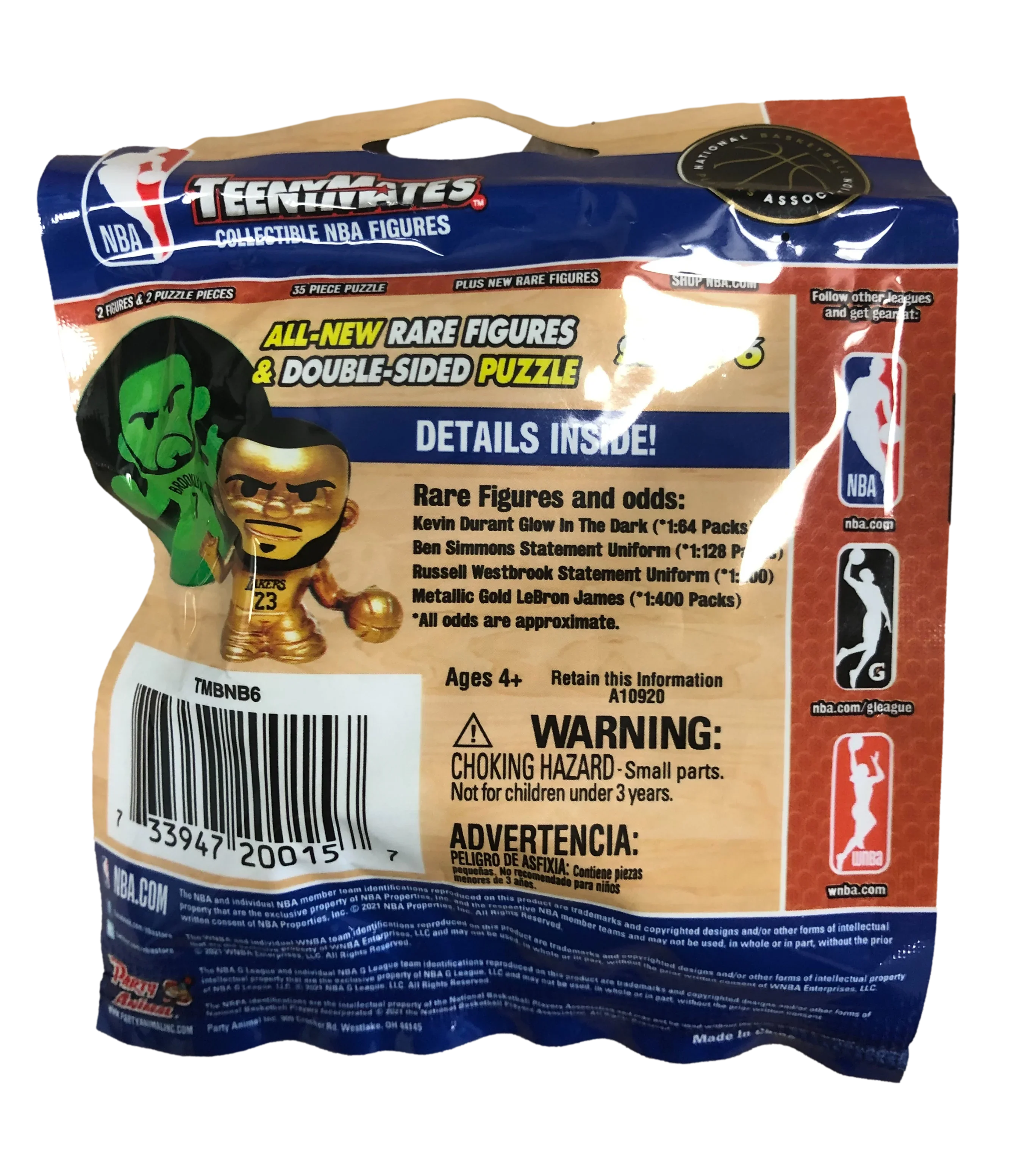 NBA Teenymates Collectible Figure Blind Pack Series 7 - 757 Sports Collectibles