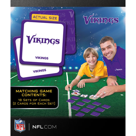 Minnesota Vikings NFL Matching Game