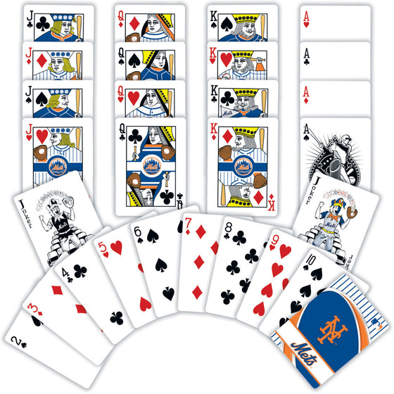 New York Mets MLB Playing Cards - 54 Card Deck