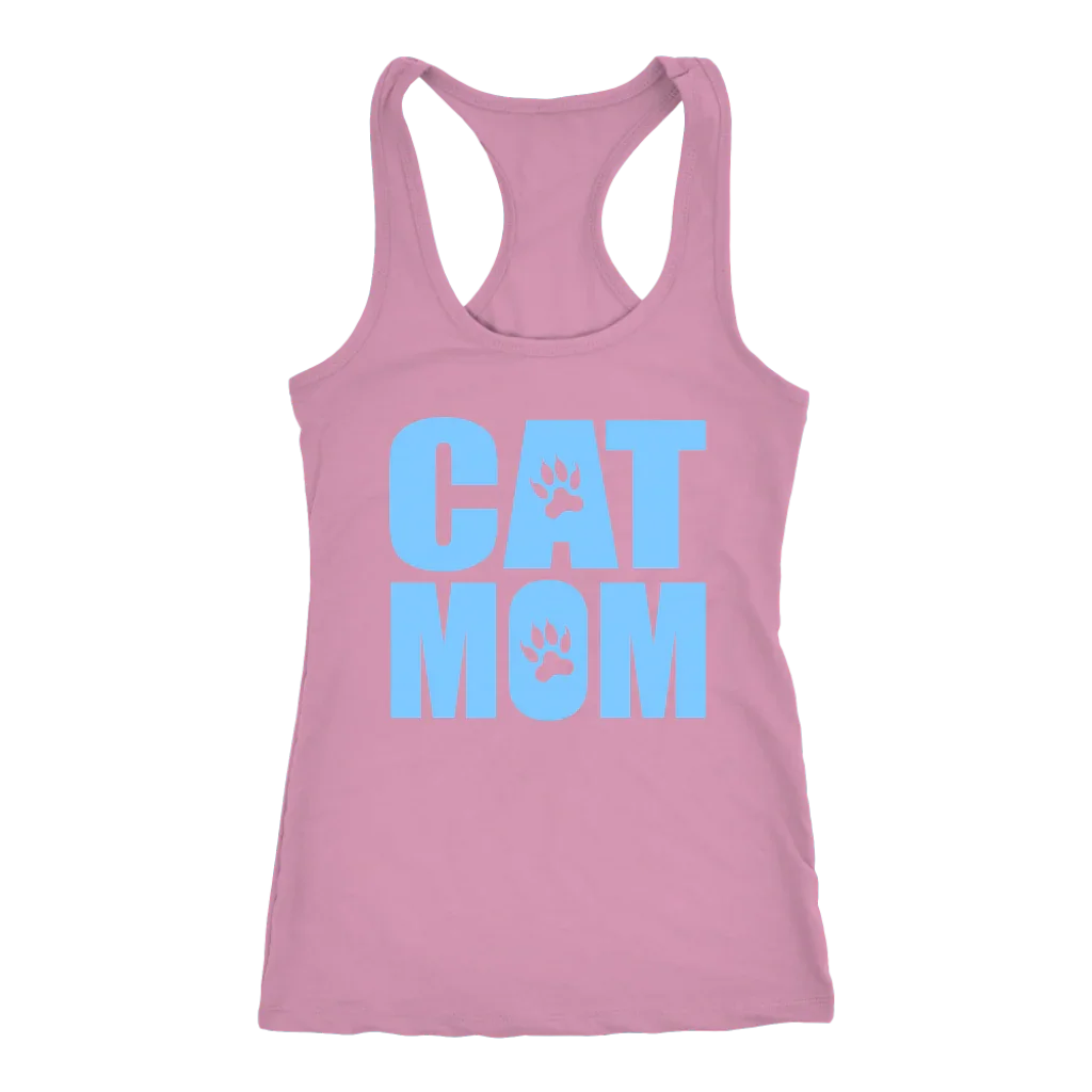 Cat Mom Womens Shirt - 100% Cotton - S - 2XL - 757 Sports Collectibles