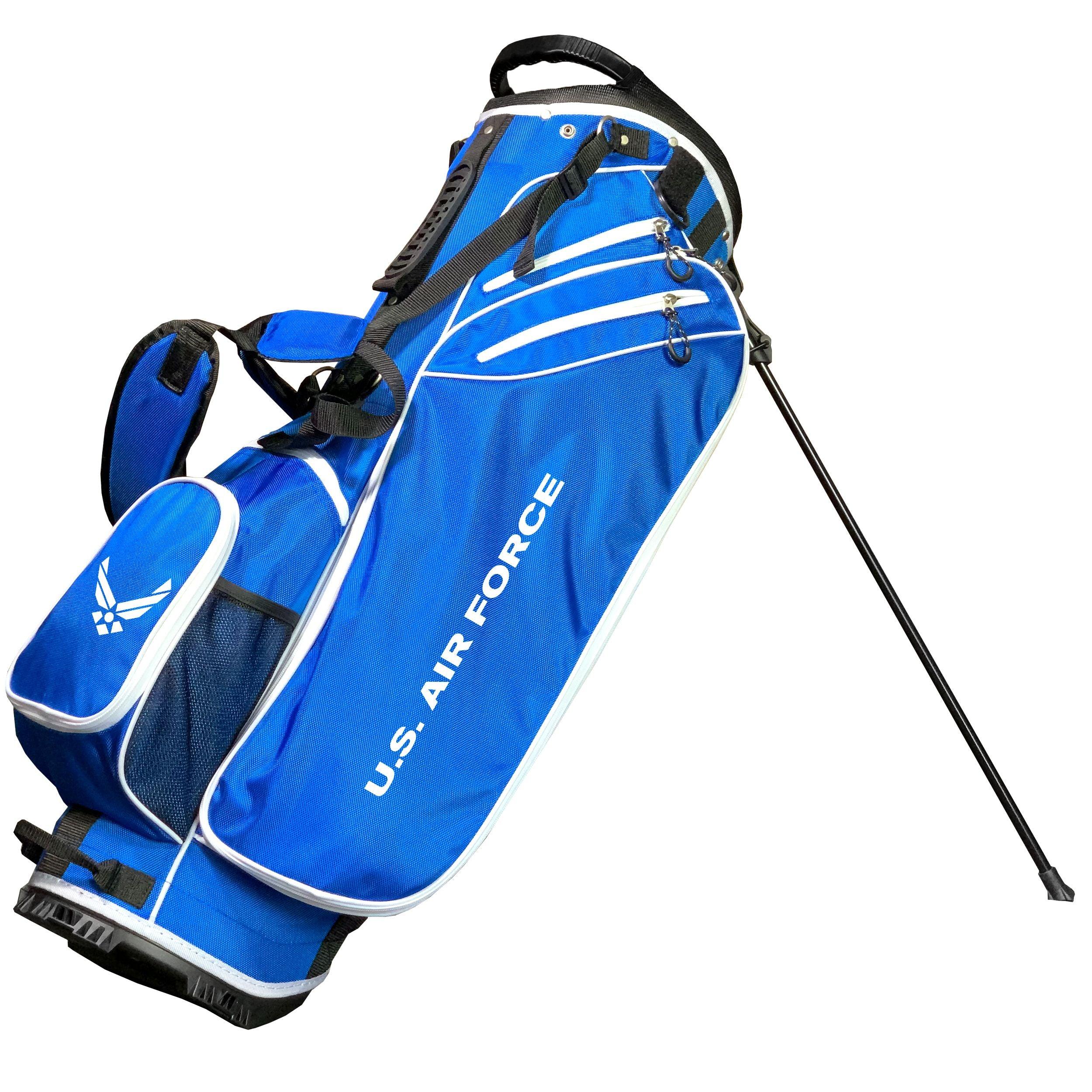 United States Air Force Birdie Stand Golf Bag Blue
