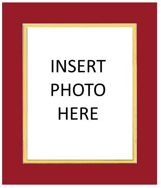 NFL Washington Redskins Team Colored Matting for 8x10 Photo fits 11x14 Frame - 757 Sports Collectibles