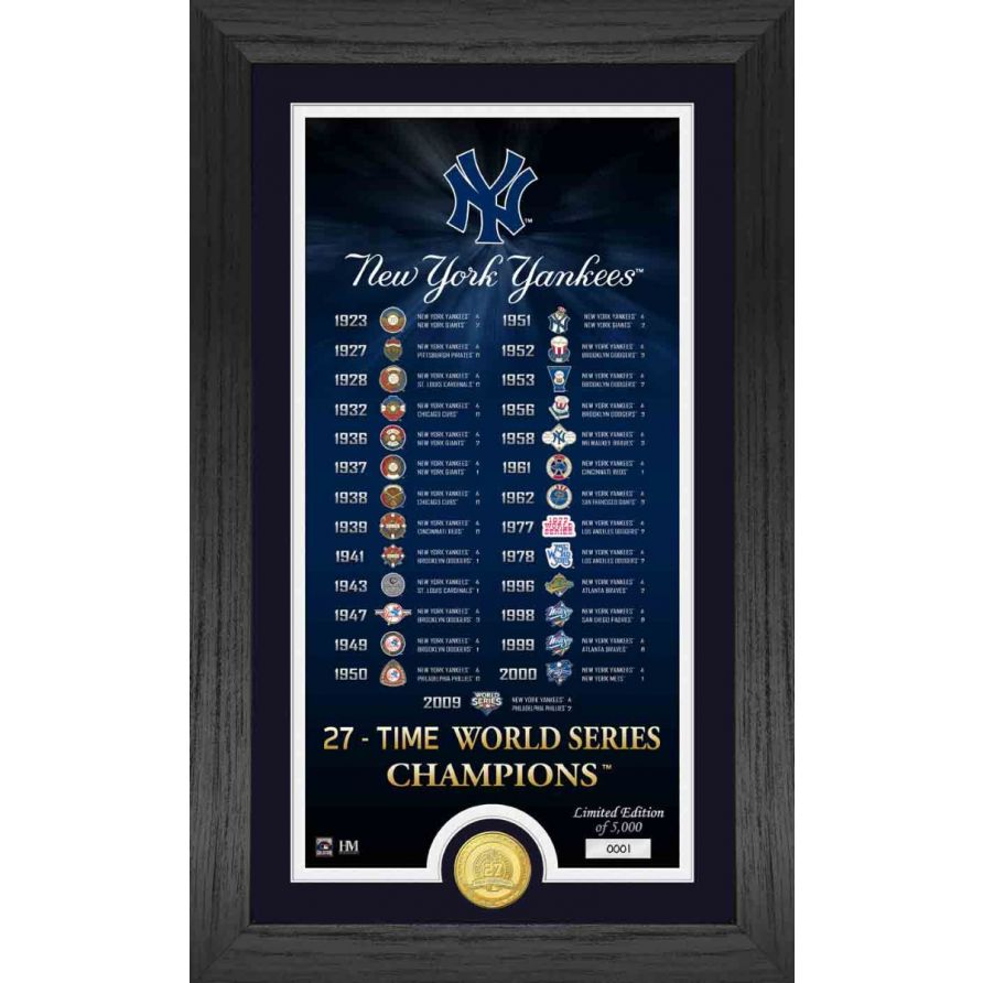New York Yankees "Legacy" Supreme Bronze Coin Photo Mint - 757 Sports Collectibles