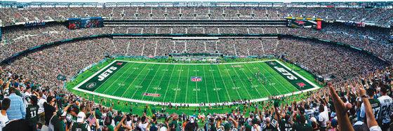 Stadium Panoramic - New York Jets 1000 Piece NFL Sports Puzzle - Center View