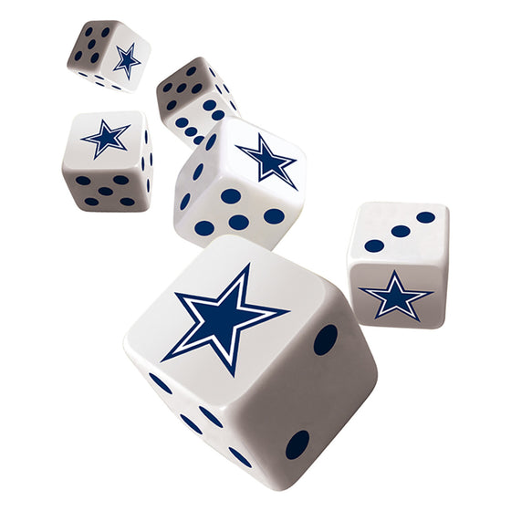 NFL Dallas Cowboys 6 Piece D6 Gaming Dice Set